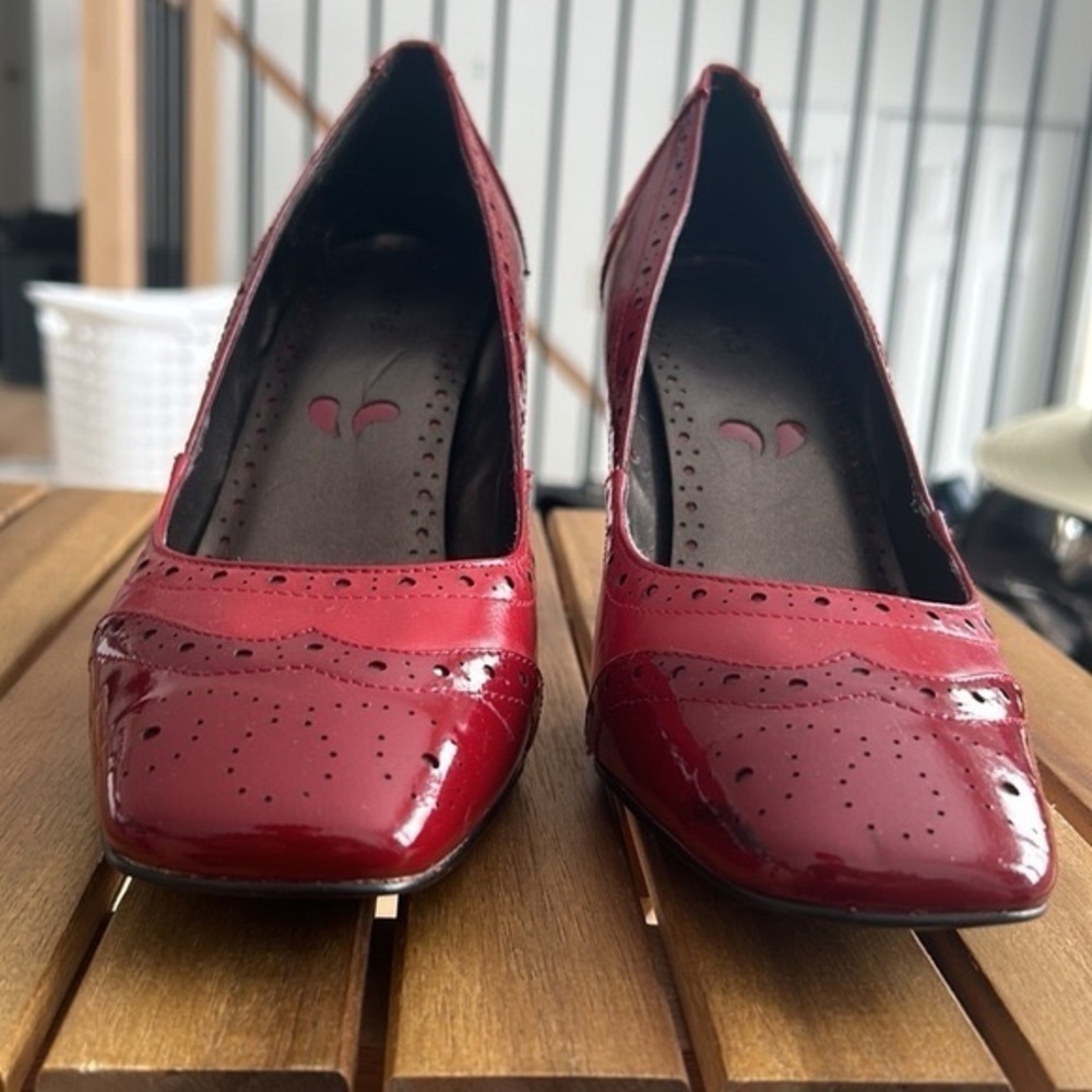 Portia Red High Heels Size 85